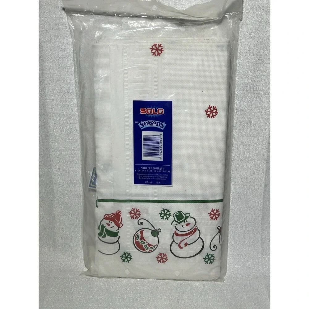 Vintage Solo For‎ Seasons Poly Paper Tablecover 54